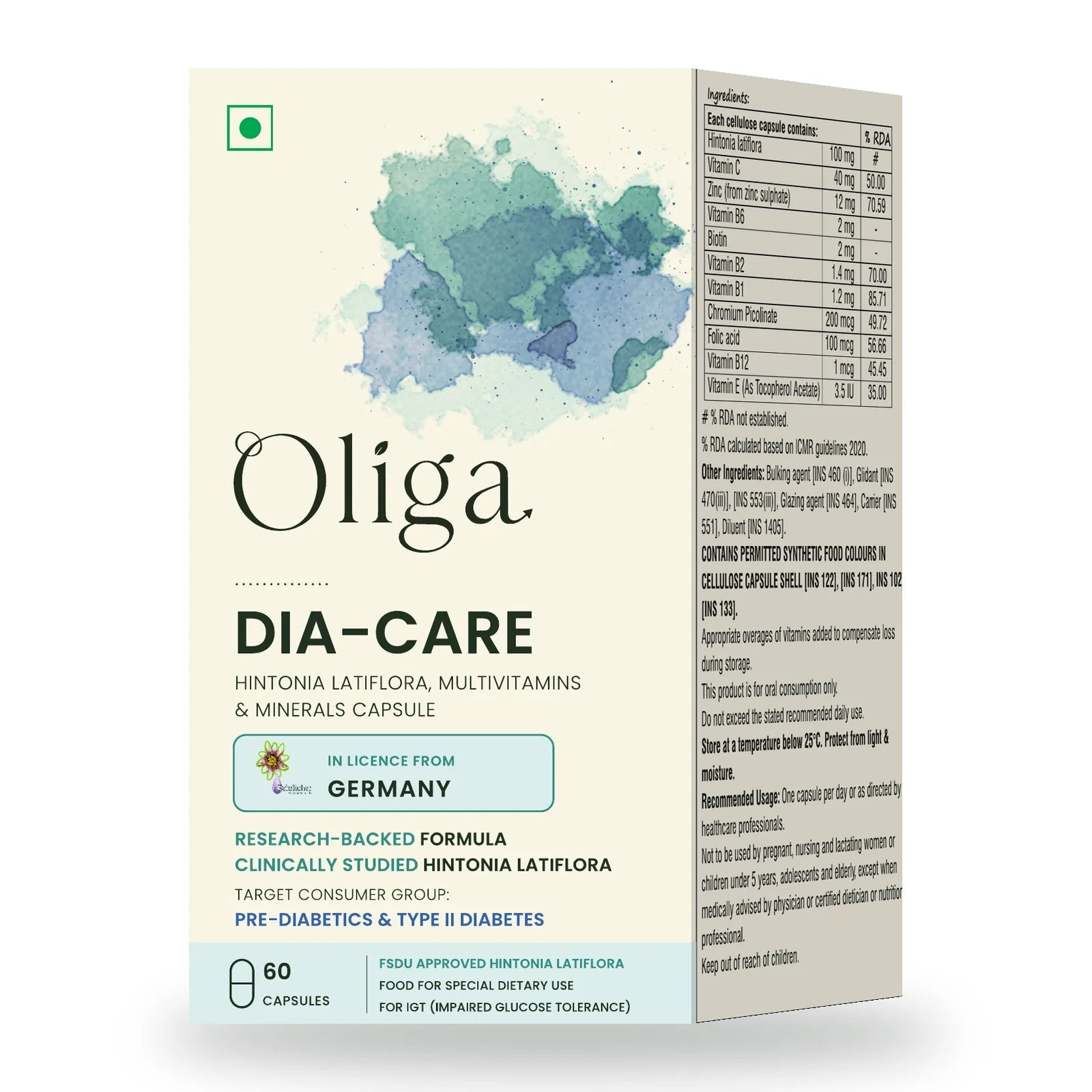 Oliga Dia-Care pack
