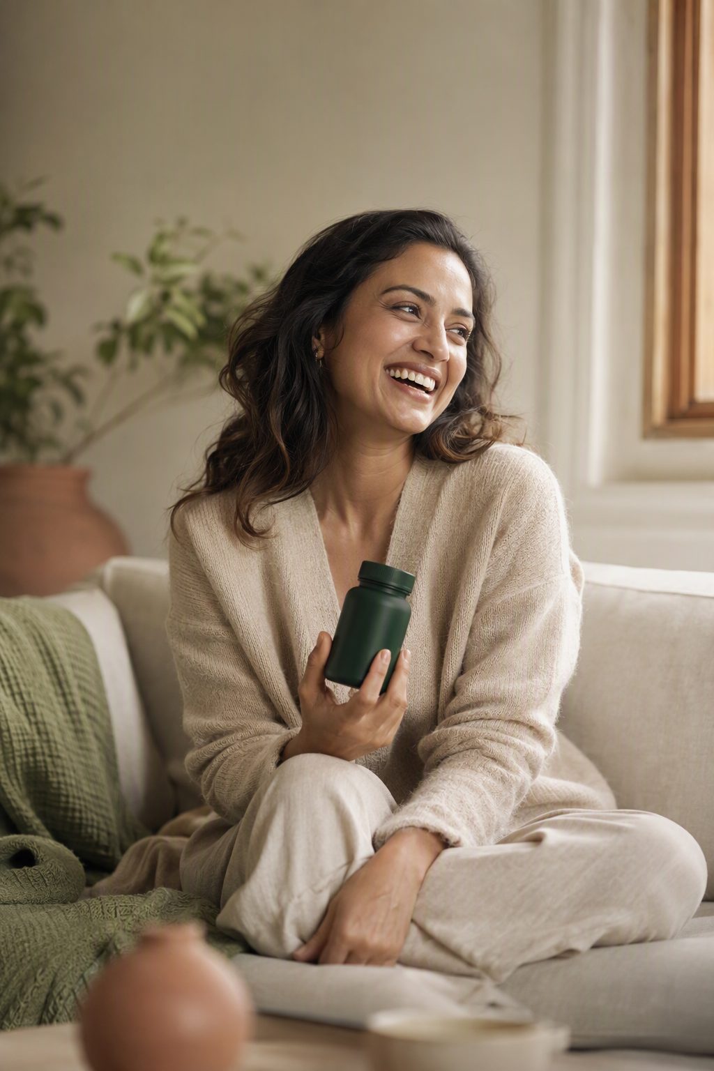 An Oliga customer at home